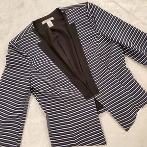 3/4 length striped blazer